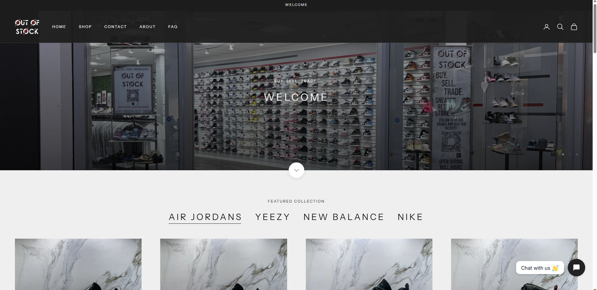 Out of Stock — Custom Shopify Marketplace