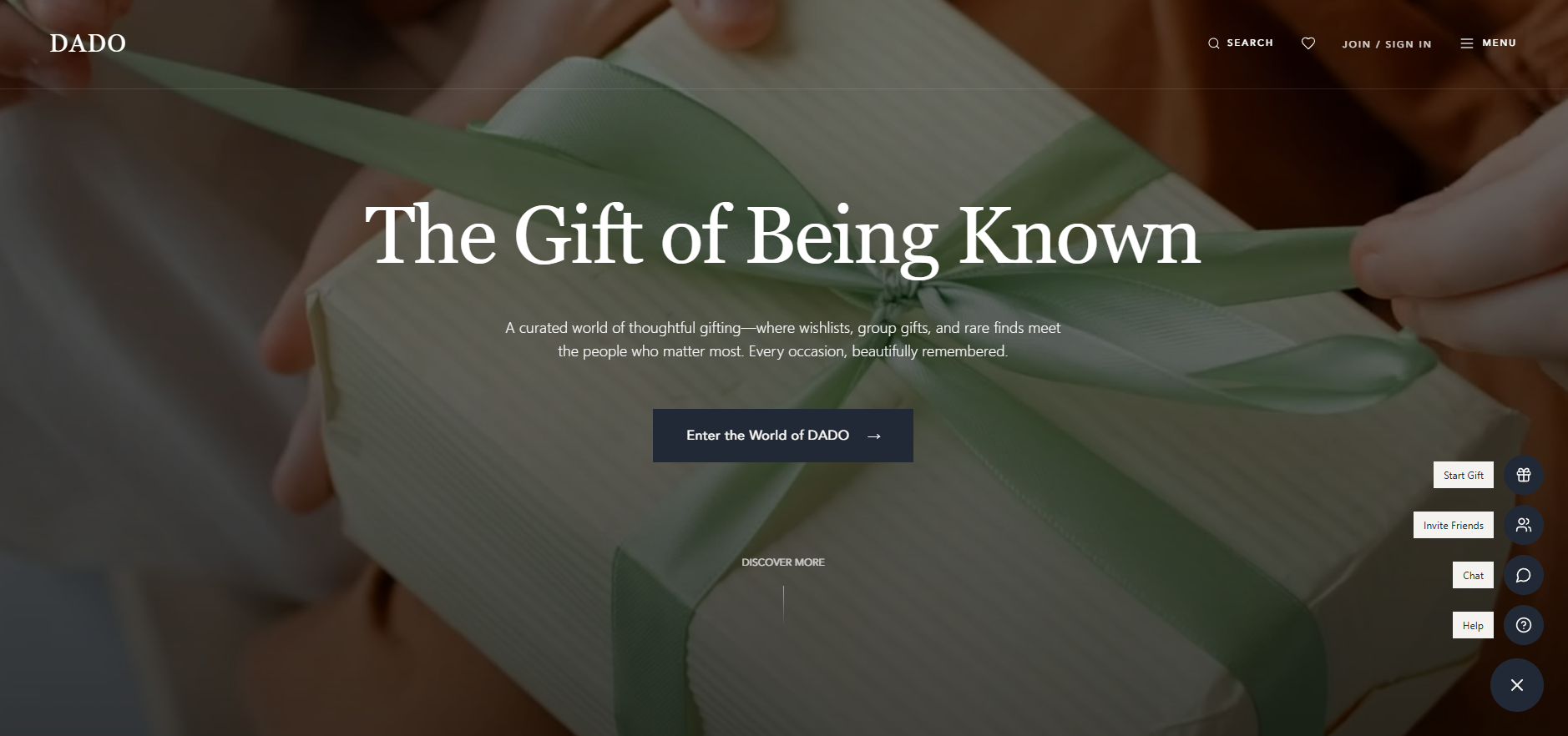 DADO — Luxury Gifting & Social Commerce